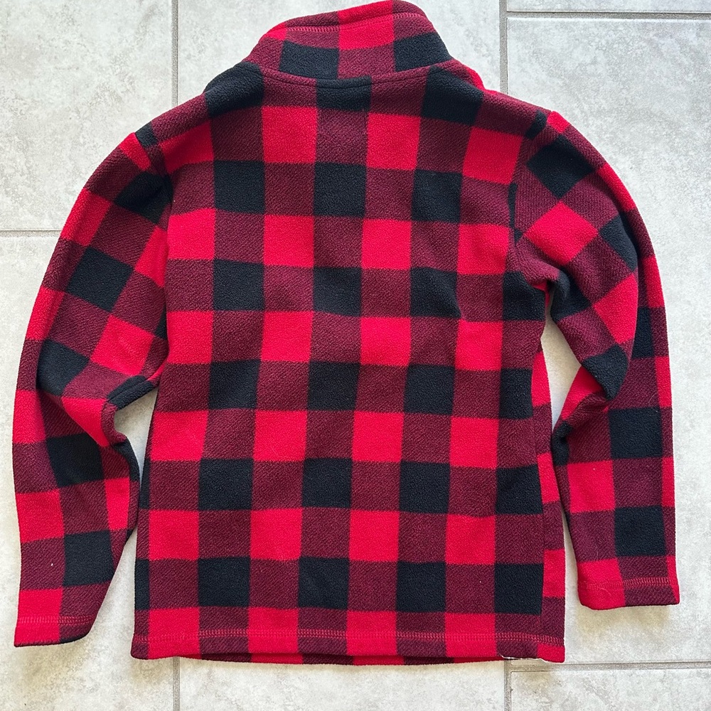 Place Red/Black 1/4 zip Pullover Sweater - Picture 2 of 2